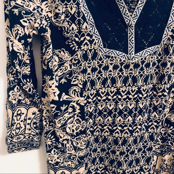 Lucky Brand 3/4 Sleeve Blouse - Picture 4 of 6